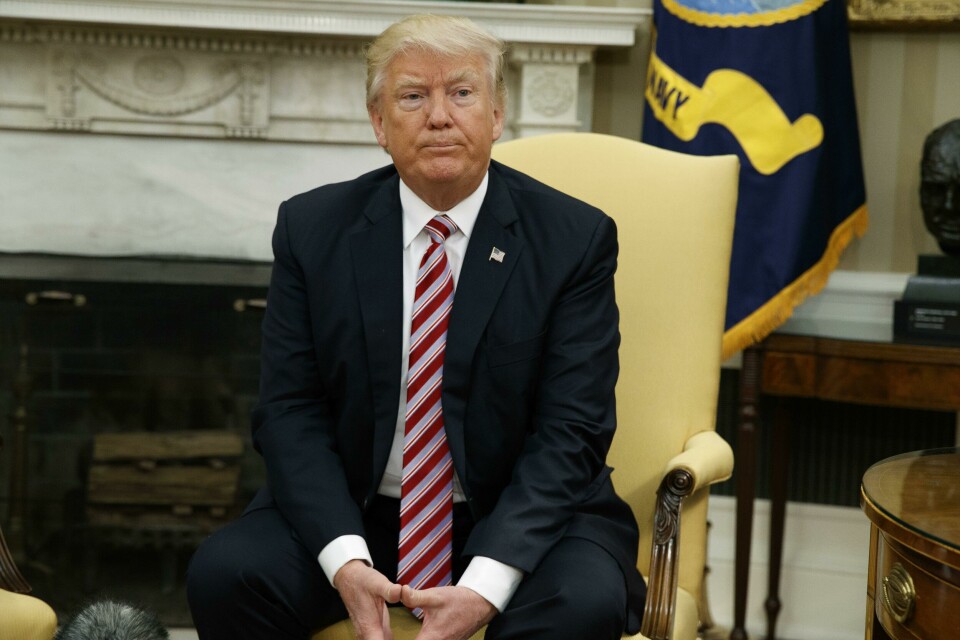 President Donald Trump talks to reporters during a meeting with Dr. Henry Kissinger, former Secretary of State and National Security Advisor under President Richard Nixon, in the Oval Office of the White House, Wednesday, May 10, 2017, in Washington. (AP Photo/Evan Vucci) President Donald Trump talks to reporters during a meeting with Dr. Henry Kissinger, former Secretary of State and National Security Advisor under President Richard Nixon, in the Oval Office of the White House, Wednesday, May 10, 2017, in Washington. (AP Photo/Evan Vucci)