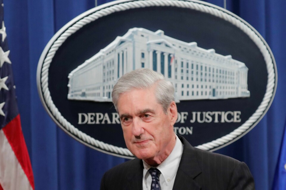 U.S. Special Counsel Robert Mueller departs after delivering a statement on his investigation into Russian interference in the 2016 U.S. presidential election at the Justice Department in Washington, U.S., May 29, 2019. REUTERS/Jim Bourg