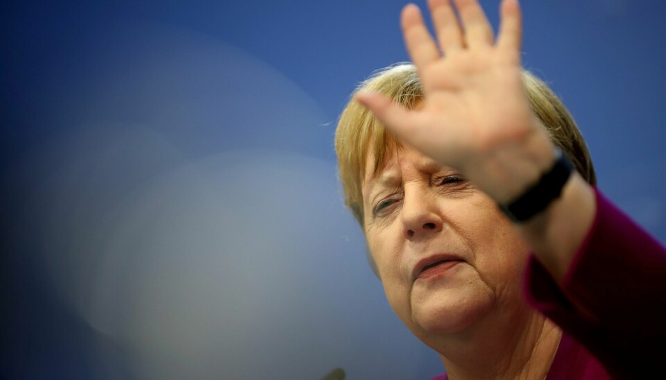 Framtiden til statsminister Angela Merkels koalisjonsregjering er usikker etter avgangen til de tyske sosialdemokratenes leder Andrea Nahles.