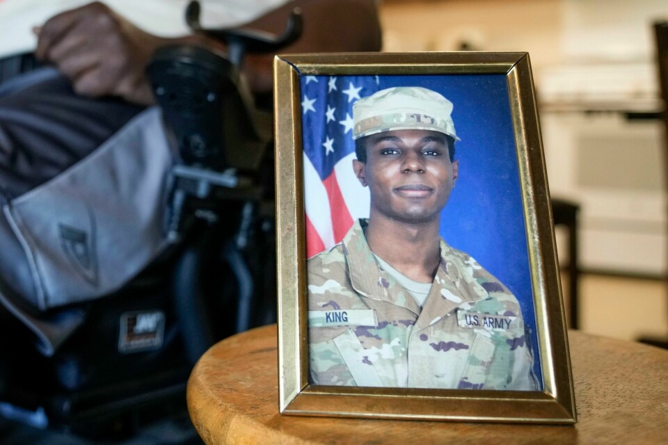 Den amerikanske soldater Travis King er dømt til ett års fengsel etter at han i fjor deserterte fra basen i Sør-Korea han var utstasjonert til og løp over grensen til Nord-Korea. Arkivfoto. Travis King ble etter hjemkomsten sendt til et militærsykehus i Texas. Foto: Morry Gash / AP / NTB