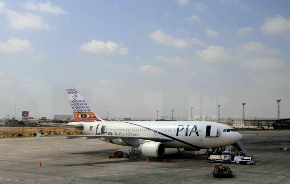 Arkivbilde, viser et fly fra Pakistan International Airlines (PIA).