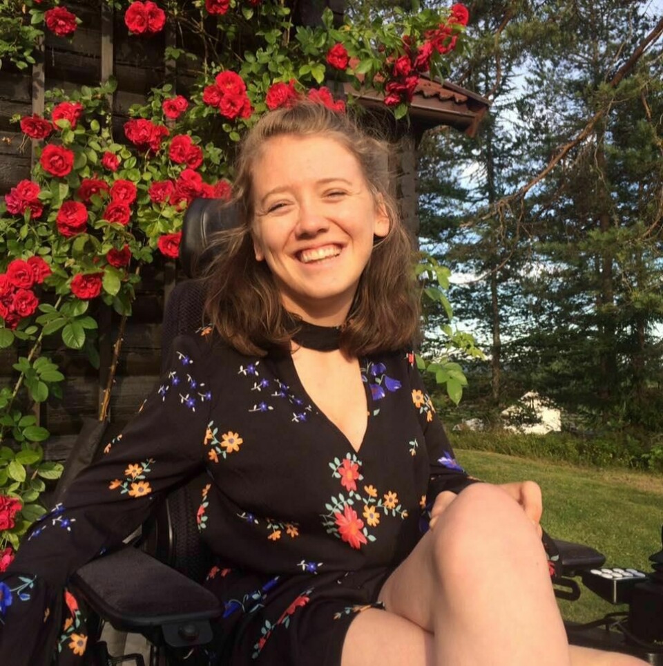 Jeg er ikke rammet av en funksjonsnedsettelse, jeg er rammet av diskriminering, skriver Ida Hauge Dignes, leder i Norges Handikapforbunds Ungdom Oslo. Foto: Privat.