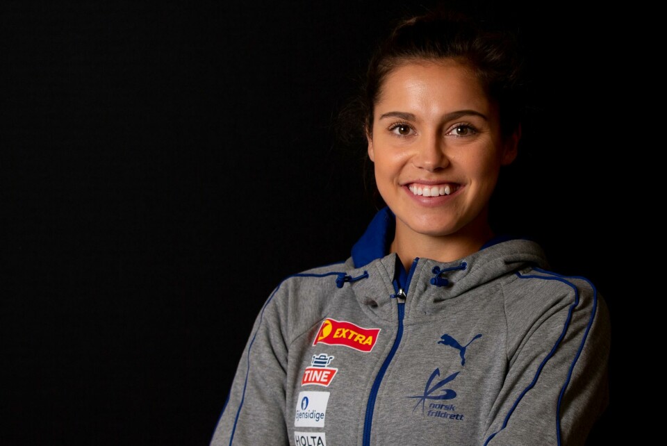 OSLO 20181212.Amalie Iuel (mangekamp) under et pressetreff med Norges Friidrettsforbund på Olympiatoppen i Oslo onsdag.Foto: Fredrik Hagen / NTB scanpix OSLO 20181212.
Amalie Iuel (mangekamp) under et pressetreff med Norges Friidrettsforbund på Olympiatoppen i Oslo onsdag.
Foto: Fredrik Hagen / NTB scanpix
