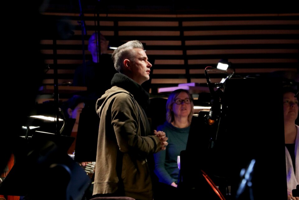 Janove Ottesen under generalprøven på 'The Mute' på Rogaland Teater. Janove Ottesen under generalprøven på 'The Mute' på Rogaland Teater.
