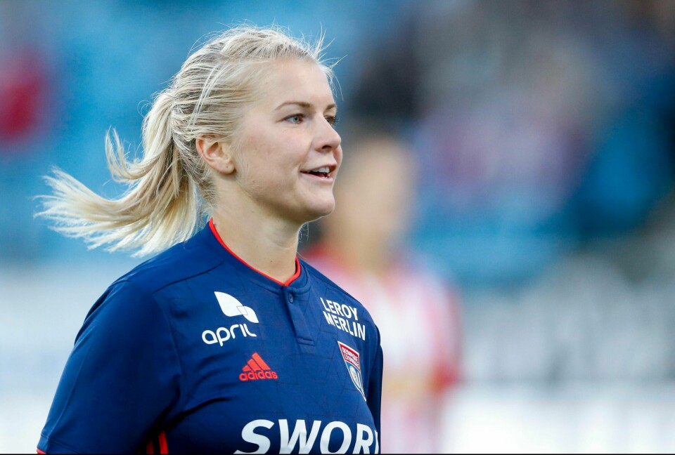 Ada Hegerberg har fått ny trener i Lyon. For tre år siden fikk Jean-Luc Vasseur massiv kritikk for en sexistisk kommentar om Corinne Diacre, som nå er fransk landslagssjef. Foto: Jan Kåre Ness / NTB scanpix