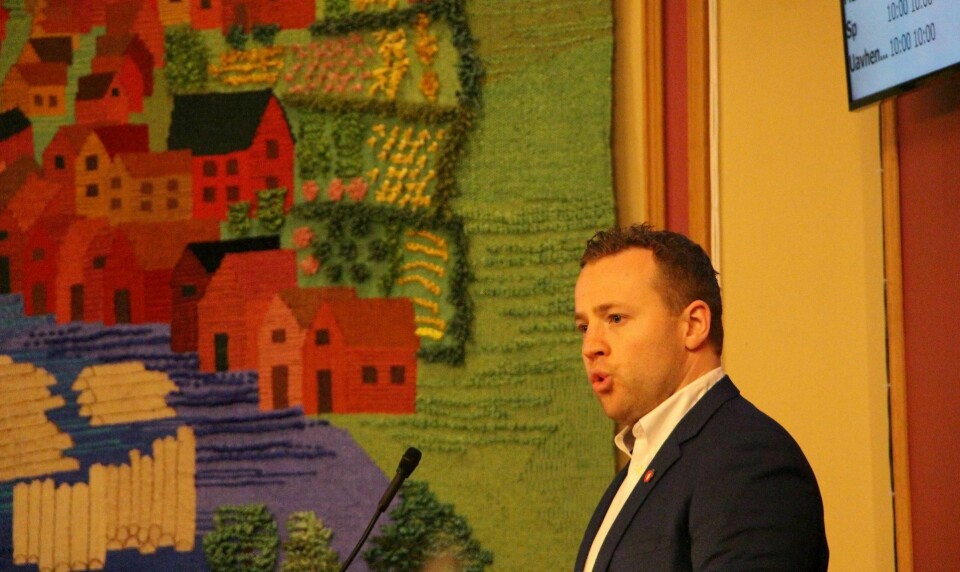 Uvanlig: Lavrans Kierulf (Frp) gjorde noe så uvanlig som å stemme med venstresiden. FOTO: KENNETH LIA SOLBERG