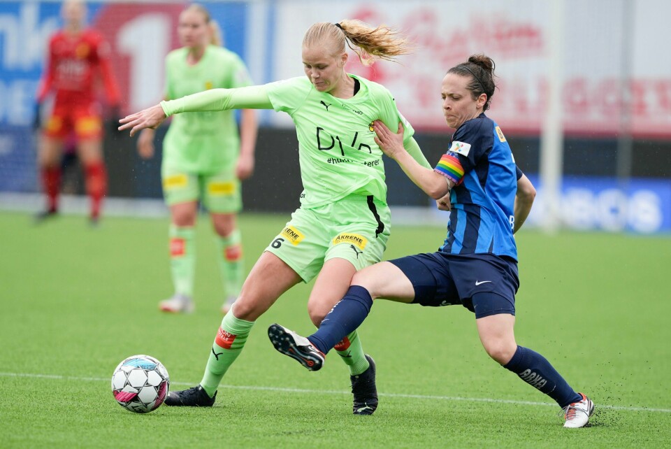 LSK Kvinner i aksjon mot Stabæk nylig. Foto: Terje Pedersen / NTB