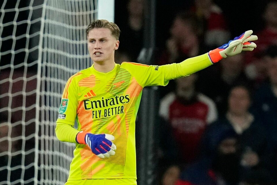 Jack Porter fikk tillit fra start for Arsenal onsdag, Det gjorde ham historisk Jack Porter fikk tillit fra start for Arsenal onsdag, Det gjorde ham historisk. Foto: Alastair Grant / AP / NTB
