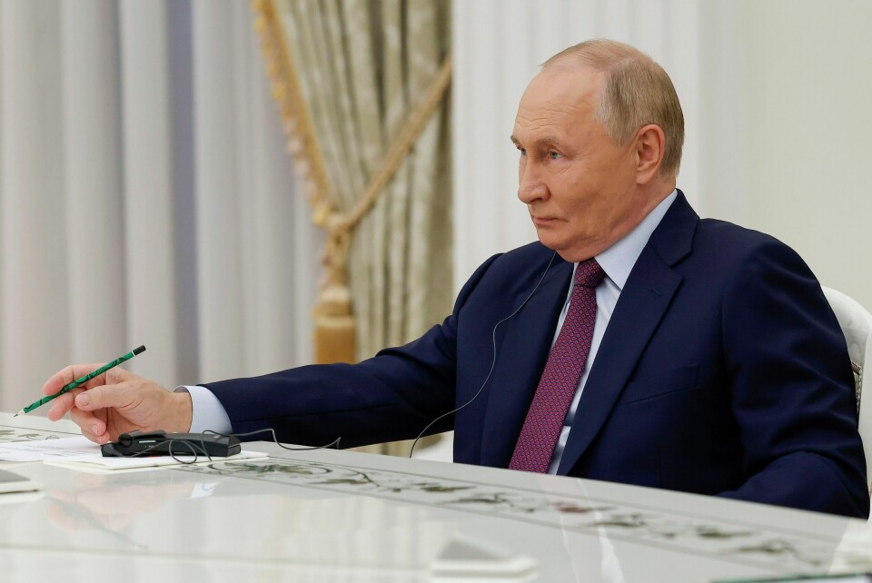 President Vladimir Putin sier at Russlands atomdoktrine kan bli endret. President Vladimir Putin sier at Russlands atomdoktrine kan bli endret. Foto: Maxim Shemetov / AP / NTB