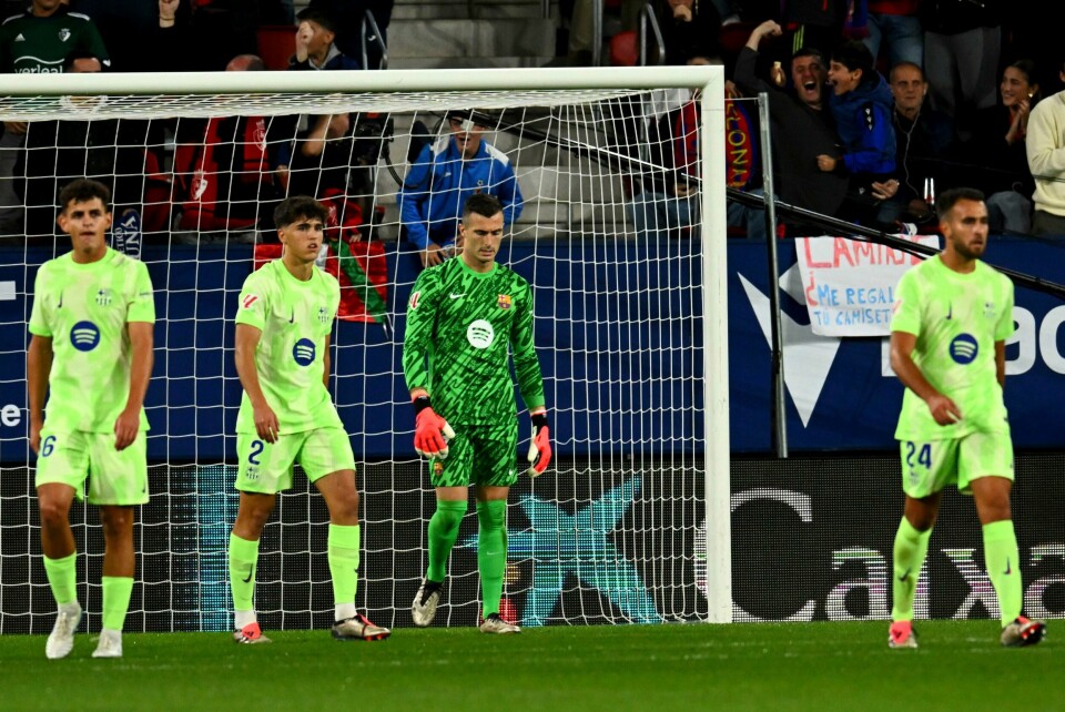 Barcelona tapte mot Osasuna lørdag. Barcelona tapte mot Osasuna lørdag. Foto: Miguel Oses / AP / NTB