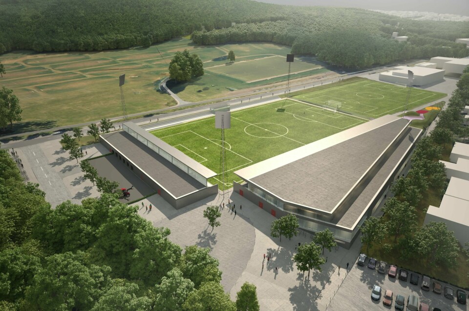 Slik blir nye KFUM Arena seende ut.