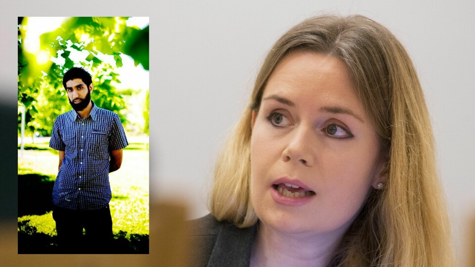 Linda Noor i Monitek går hardt ut mot Islam Net-leder Fahad Qureshi (innfelt).
