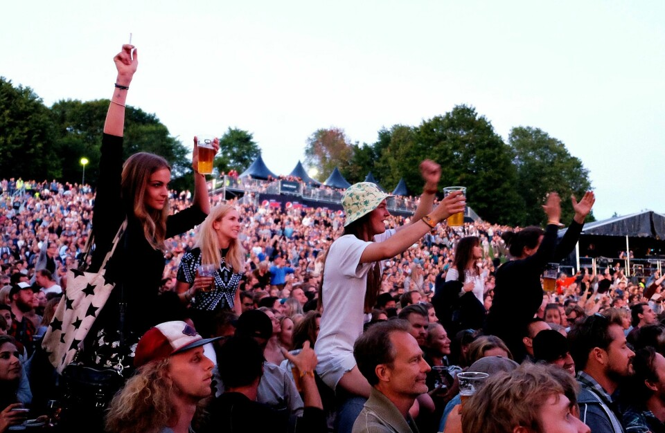 Øyafestivalen legger beslag på store deler av Tøyenparken. Her fra fjorårets festival.