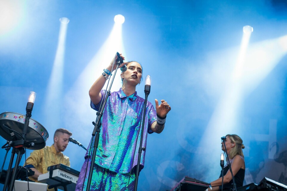 Highasakite på Utopia fredag kveld. Foto: Audun Braastad, NTB Scanpix