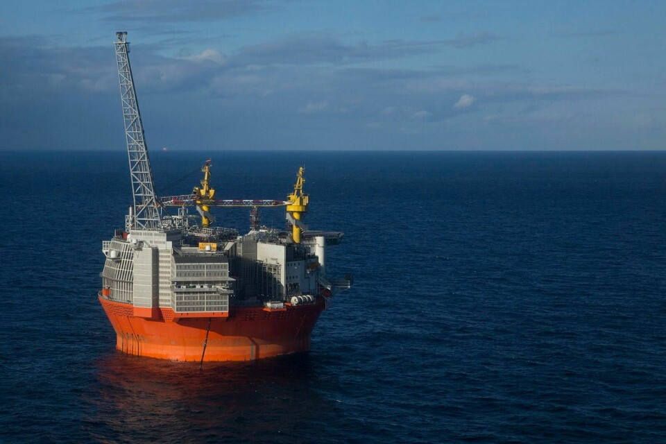 Goliat-plattformen evakueres etter et strømbrudd. Foto: Jan-Morten Bjørnbakk/NTB scanpix