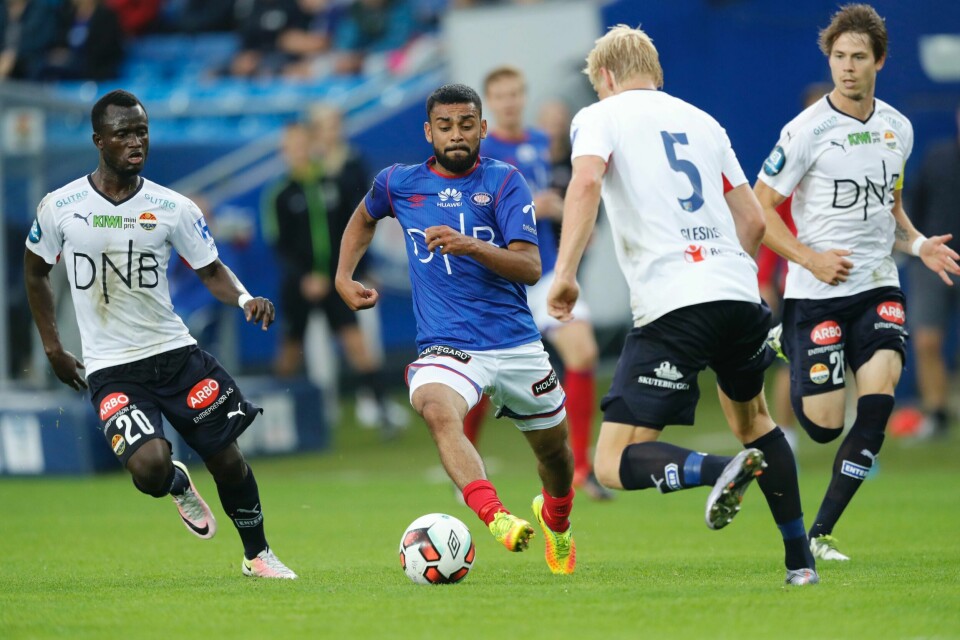 Ghayas Zahid spilte igen en god kamp for Vålerenga og regisserte målet.