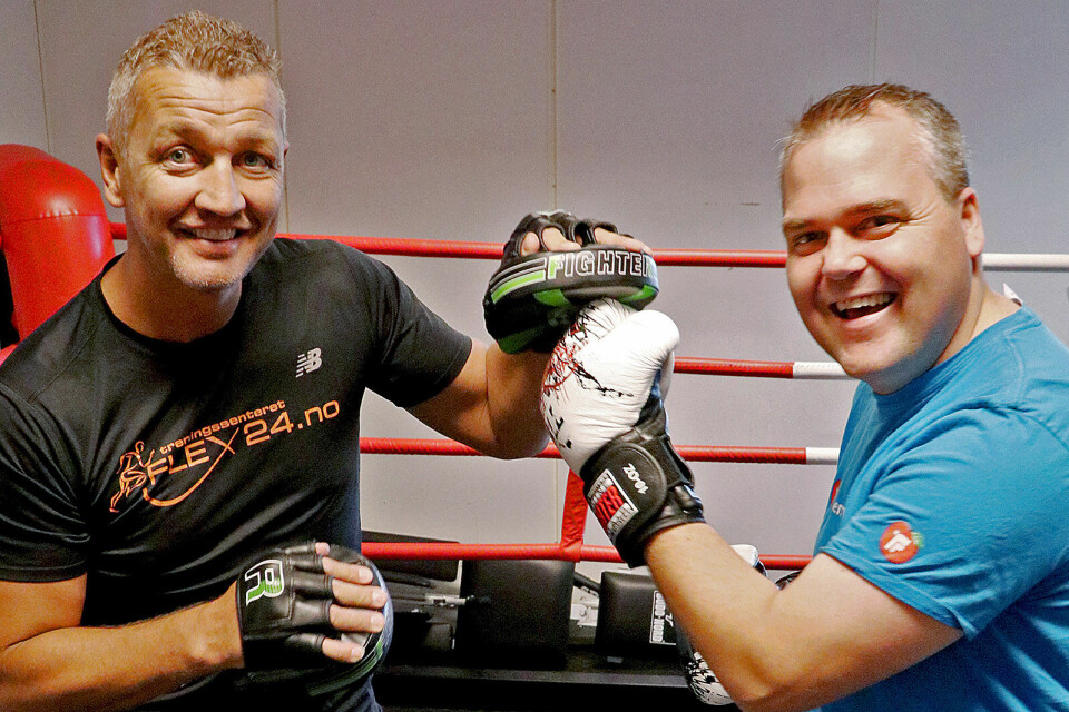 Ole Klemetsen og Roy Steffensen (Frp) tror bokserekrutteringen kommer til å øke. Foto: Pål Karstensen Ole Klemetsen og Roy Steffensen (Frp) tror bokserekrutteringen kommer til å øke. Foto: Pål Karstensen