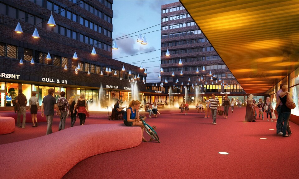 Prospektbildene av nye, røde Tøyen senter er blitt et slags symbol på Tøyenløftet. Nå er det visuelle uttrykket skrotet.