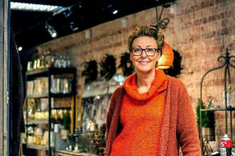Lise Augensen eier og driver Fredrikstad Blomster legger ned for godt 31.januar.