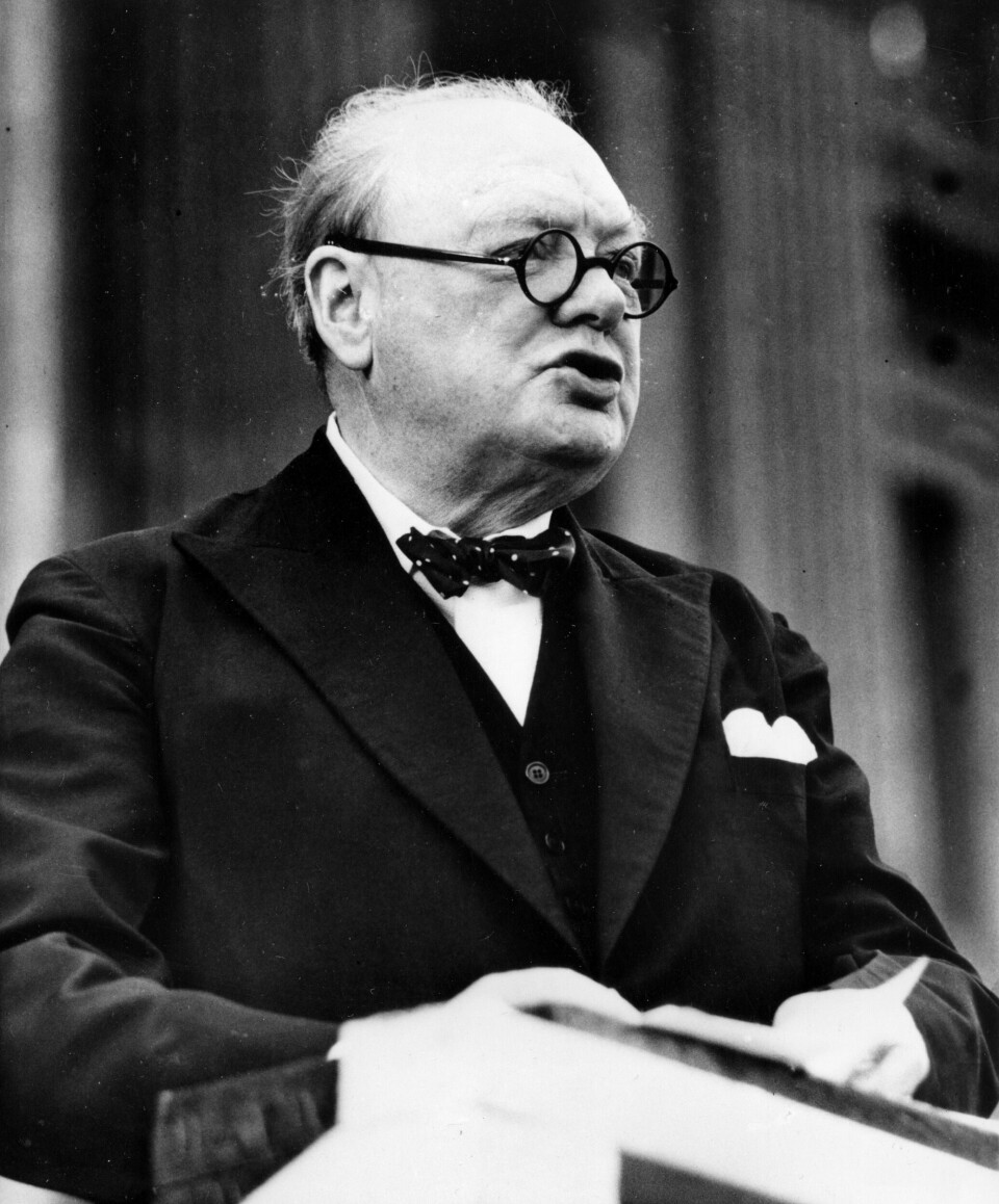 Winston Churchill, en mann av velvalgte ord. FOTO: AP/NTB SCANPIX