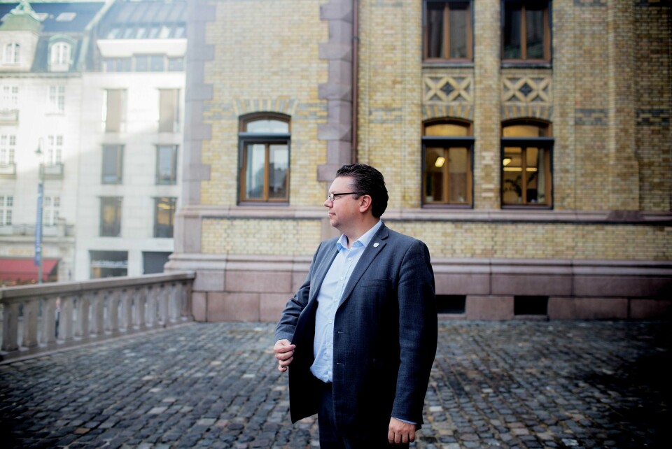 I HARDT VÆR: Ulf Leirstein (Frp).