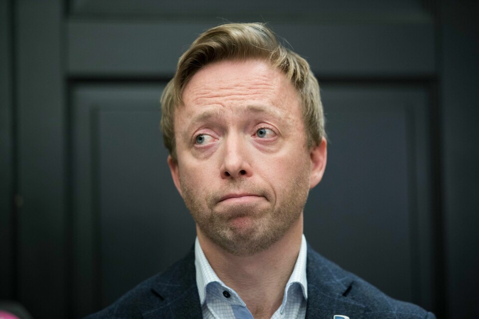 Politiet sier at det kan komme en avgjørelse i løpet av uken om de åpner etterforskning mot den avgåtte Unge Høyre-lederen Kristian Tonning Riise. På bildet er Høyres generalsekretær John-Ragnar Aarset.