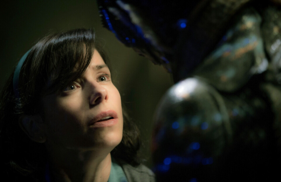 «The Shape of Water» er nominert til 13 Oscar-priser, og er en bemerkelsesverdig film fra regissør Guillermo del Toro. Sally Hawkins har en av hovedrollene. FOTO: Twentieth Century Fox «The Shape of Water» er nominert til 13 Oscar-priser, og er en bemerkelsesverdig film fra regissør Guillermo del Toro. Sally Hawkins har en av hovedrollene. FOTO: Twentieth Century Fox