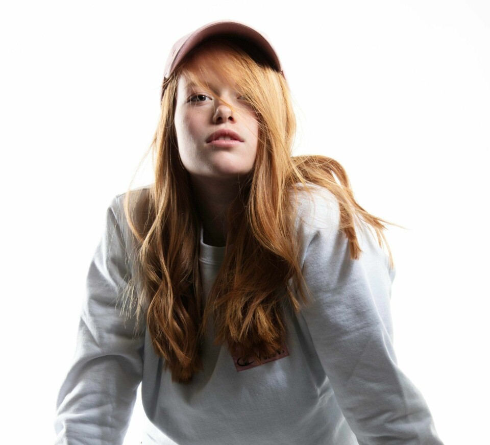 Det er knytta mye forventning rundt 17 år gamle Halie, som har blitt plukket opp av Made Management. FOTO: HANNE CATHRINE OLSEN