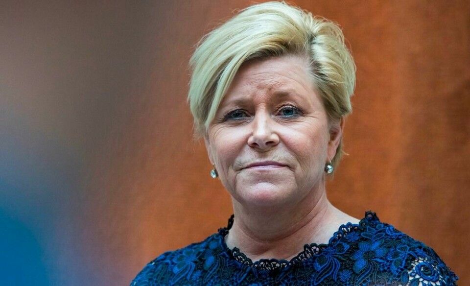 Fremskrittspartiets leder Siv Jensen opplever en voldsom medlemsvekst.