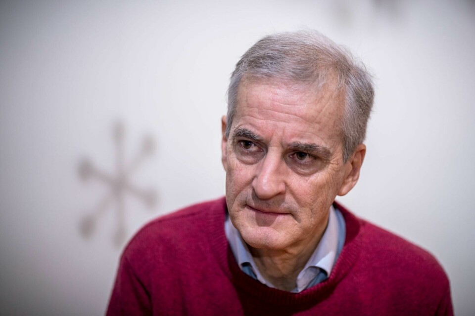 Jonas Gahr Støre er krystallklar: Arbeiderpartiet sitter ikke i en regjering som ikke legger EØS-avtalen til grunn. Oslo 20201218. Juleintervju med partileder og statsministerkandidat for Arbeiderpartiet, Jonas Gahr Støre.Foto: Ole Berg-Rusten / NTB