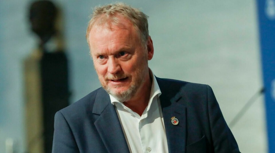 – Jonas Gahr Støre er Arbeiderpartiets leder, og vår statsministerkandidat foran valget til høsten. Det støtter jeg, sier Raymond Johansen. Oslo 20201126. Byrådsleder Raymond Johansen under en pressekonferanse der de orienterer om koronasituasjonen i Oslo kommune.Foto: Terje Bendiksby / NTB