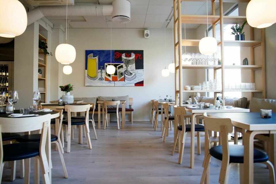 Sushibar+Wine kombinerer finsk design og sushi på perfekt vis.Foto: Amanda Iversen Orlich/Byløvene Sushibar+Wine kombinerer finsk design og sushi på perfekt vis.Foto: Amanda Iversen Orlich/Byløvene