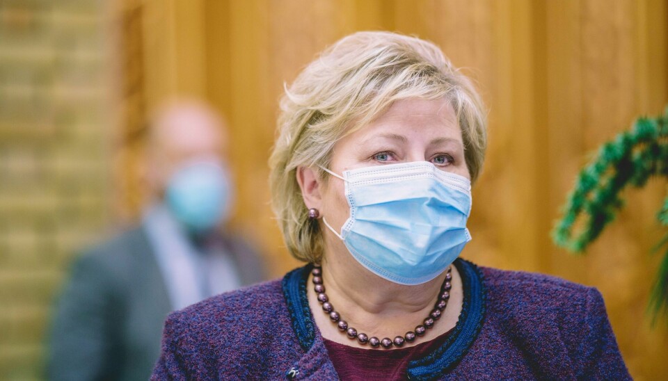Statsminister Erna Solberg. Foto: NTB