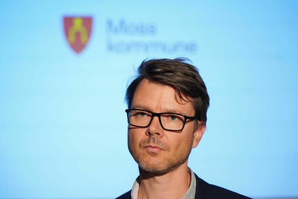 Kommuneoverlege Kristian Krogshus i Moss. Kommuneoverlege Kristian Krogshus i Moss.