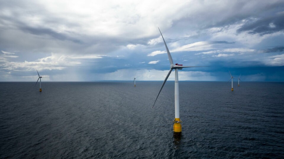 Buchan, Skottland 20170815. Equinors Hywind Buchan vindmølleanlegg utenfor Skottland-Foto: Øyvinf Gravås / Equinor / NTB Buchan, Skottland 20170815. Equinors Hywind Buchan vindmølleanlegg utenfor Skottland-Foto: Øyvinf Gravås / Equinor / NTB