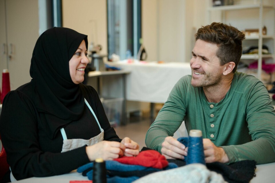 Daglig leder Jo Tobiassen i Northern Playground håper at klærne blant annet Nahed Atitallah produserer for selskapet, skal kunne gå i arv til neste generasjon. Daglig leder Jo Tobiassen i Northern Playground håper at klærne blant annet Nahed Atitallah produserer for selskapet, skal kunne gå i arv til neste generasjon.