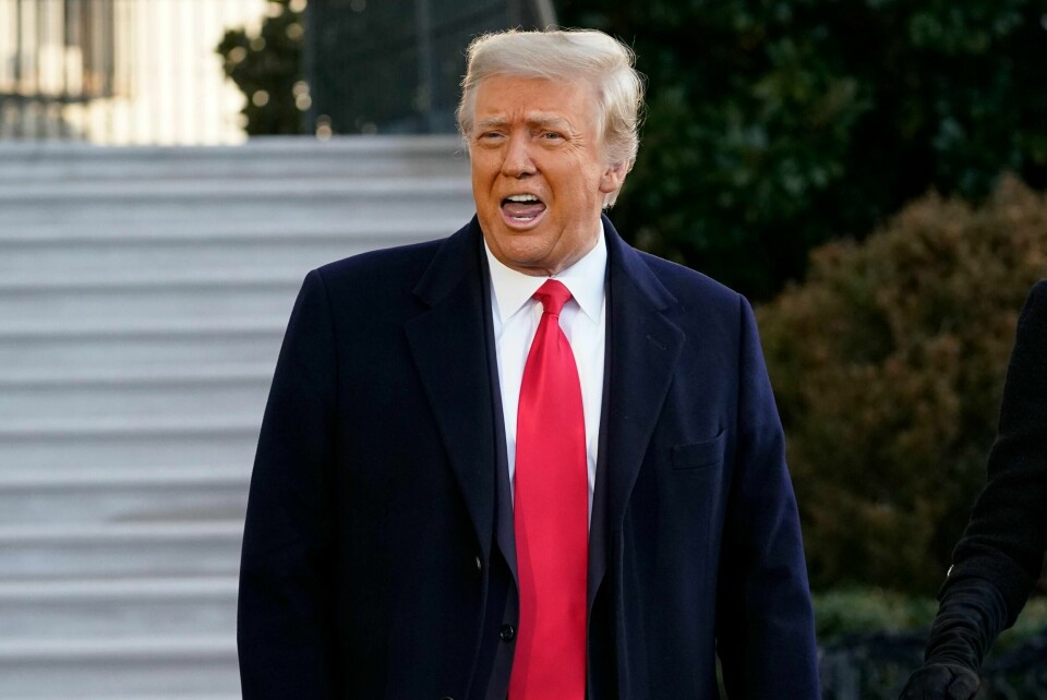 USAs tidligere president Donald Trump skal stilles for riksrett neste uke. Men han vil ikke vitne, ifølge en av hans advokater. Foto: AP / NTB