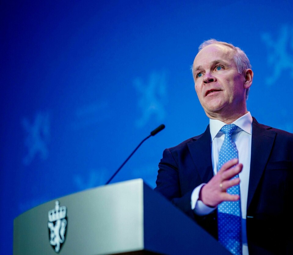 Finansminister Jan Tore Sanner (H) hever det politiske blikket flere tiår fram i tid. Foto: Stian Lysberg Solum/NTB