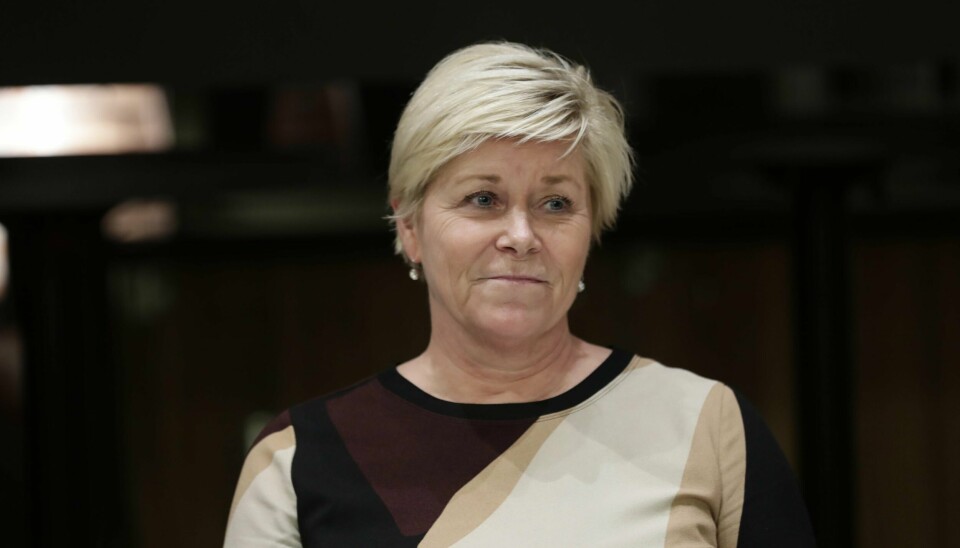 Frp-leder Siv Jensen. Foto: Berit Roald/NTB
