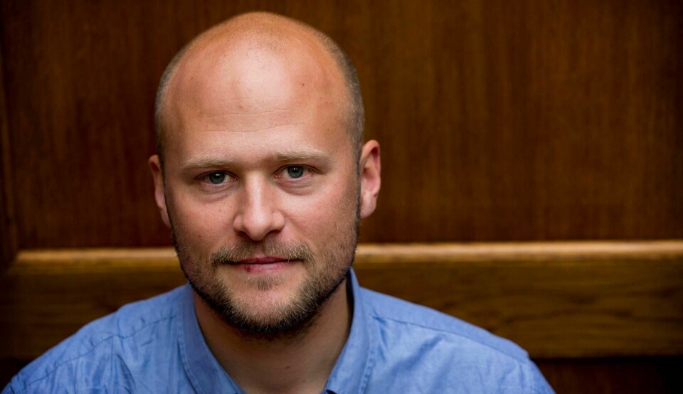 Joachim Espe i Bygningsarbeidernes fagforening. Arkivfoto.