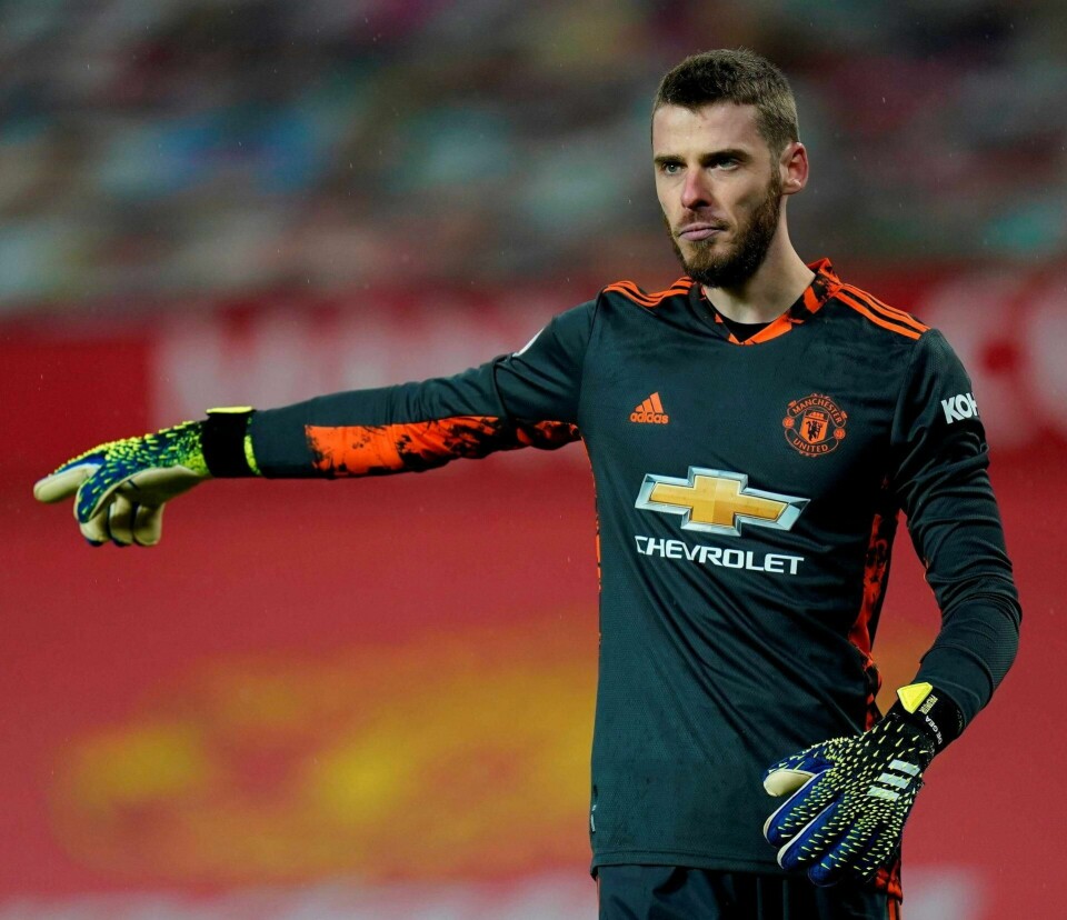 Manchester Uniteds målmann, David de Gea, tjente mest i Premier League forrige sesong. Foto: Tim Keeton/NTB