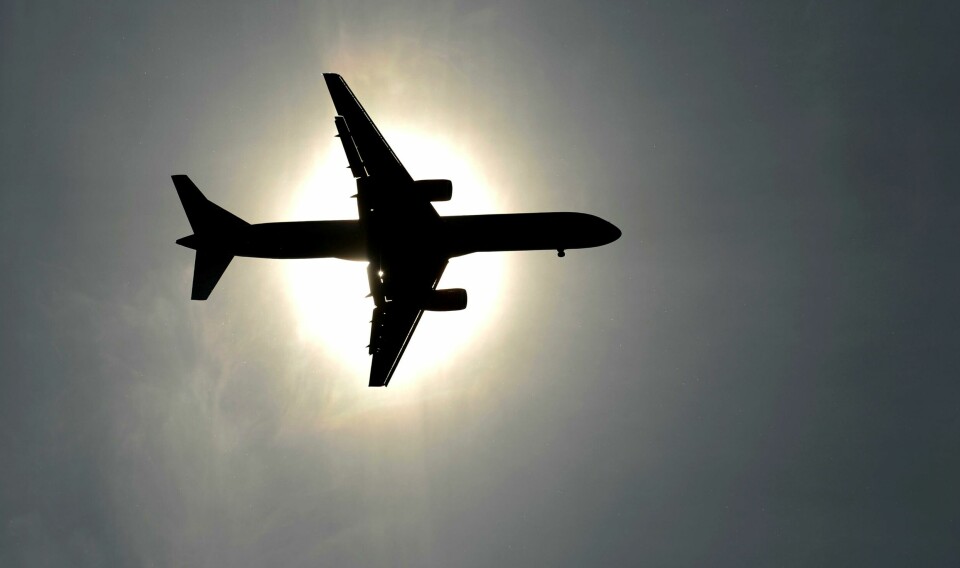 FILE PHOTO: A plane approaching Leeds Bradford airport passes in front of the sun in Leeds May 26, 2013. REUTERS/Philip Brown/File Photo FILE PHOTO: A plane approaching Leeds Bradford airport passes in front of the sun in Leeds May 26, 2013. REUTERS/Philip Brown/File Photo