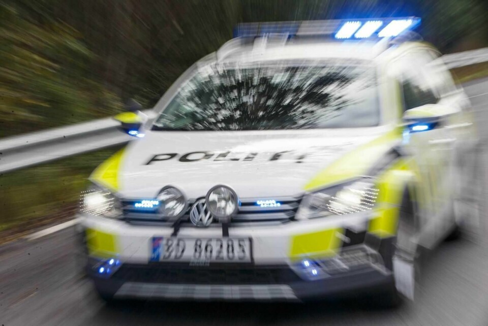 Politiet rykket ut til Mariero stasjon etter tips fra innringer. Foto: Gorm Kallestad, NTB Scanpix