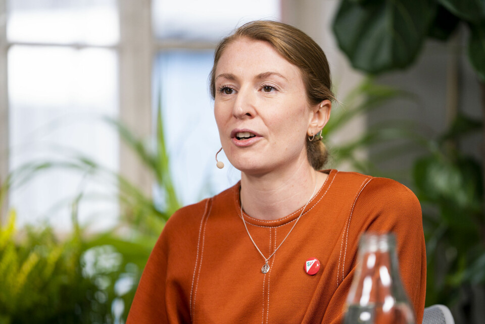 Sunniva Holmås Eidsvoll, leder av Oslo SV. Sunniva Holmås Eidsvoll, leder av Oslo SV.