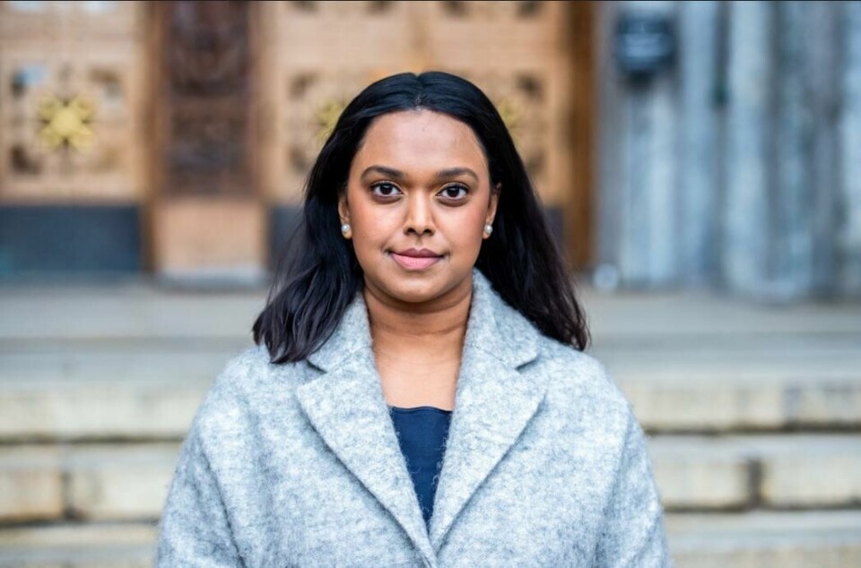 Varaordføreren i Oslo, Kamzy Gunaratnam. Varaordføreren i Oslo, Kamzy Gunaratnam.