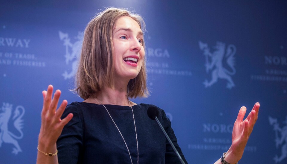 Næringsminister Iselin Nybø (V). .