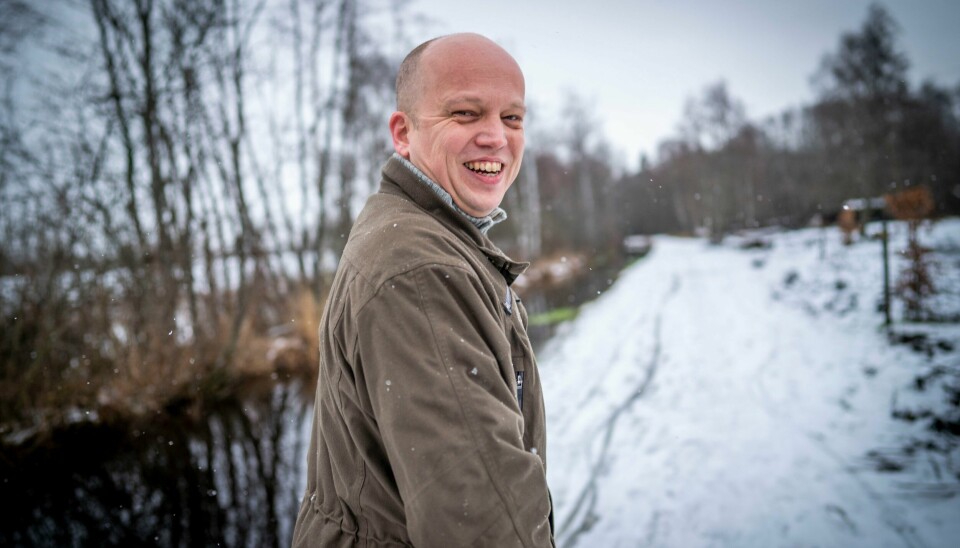Senterpartiet får 20,7 prosent på ny måling. Det er årets beste tall for Trygve Slagsvold Vedum. Hans insistering på en regjering av Ap og Sp kan med et slikt resultat trolig bli en realitet, skriver Arne Strand. .