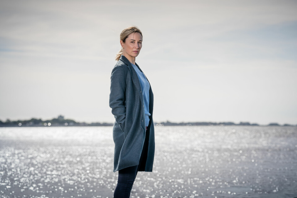 Morven Christie spiller hovedrollen som degradert politietterforsker i Morecambe i sesong to av «The Bay». Morven Christie spiller hovedrollen som degradert politietterforsker i Morecambe i sesong to av «The Bay».