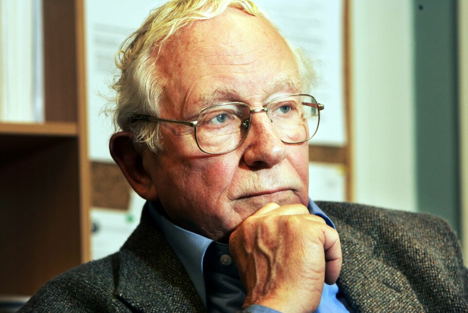 Portrett av Per Kleppe fra 2006. Foto: Terje Bendiksby / NTB