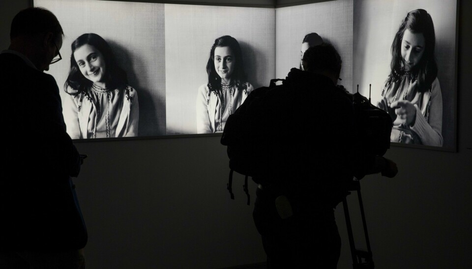 Fra museet Anne Frank-huset i Amsterdam. Fra museet Anne-Frank huset i Amsterdam.